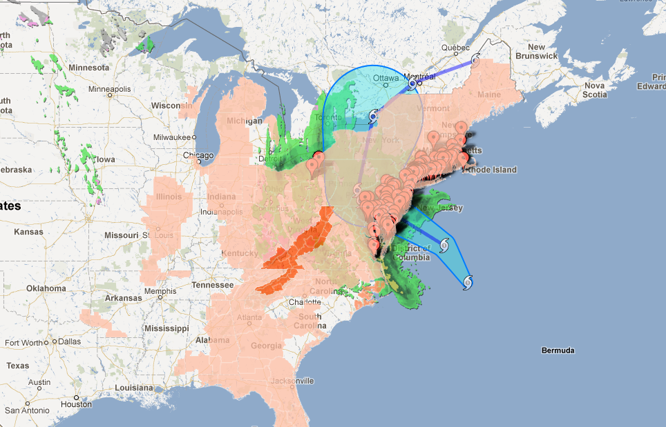 USA, New York, sandy, Storm, Orkan
